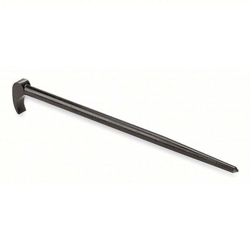 Proto J2126 Rolling Head Pry Bar Point End, 12 in Overall Lg, 1/2 in Bar Wd, 1/2 in End Wd, T No, 0 Nail Slots - KVM Tools Inc.KV5C930