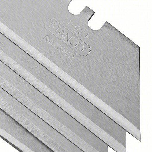 Stanley 11 - 921 Utility Blade 2 7/16 in Blade Lg, 3/4 in Blade Wd, 0.03125 in Blade Thick, Steel, 5 PK - KVM Tools Inc.KV5C949