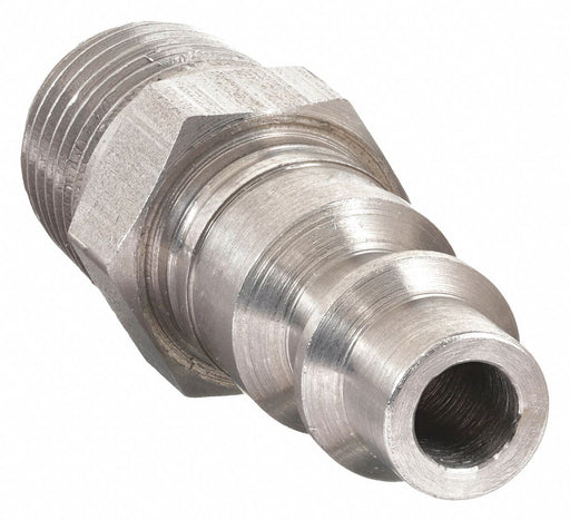 Dixon D3M3-S Industrial Quick Connect Plug 3/8 in MNPT Stainless Steel