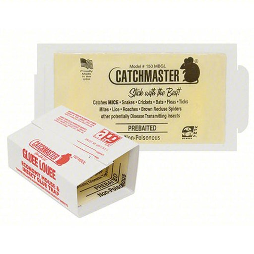 Catchmaster 75M Glue Trap, 7 in Overall Ht, 3 1/2 in Overall Wd, Plastic QTY:1 - KVM Tools Inc.KV5DKE9