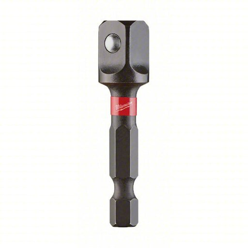 Milwaukee 48 - 32 - 5031 Hex Drive Socket Adapter 1/4 in Input Drive Size, Black Oxide, 3/8 in Output Drive Size - KVM Tools Inc.KV5ECA9