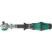 Wera 05003500001 1/4" Drive 72 Geared Teeth Round Head Style Hand Ratchet, 6" L, Satin Finish - KVM Tools Inc.KV5EPN0