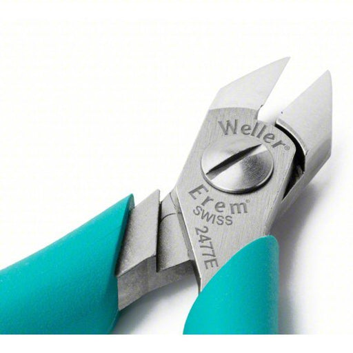 Erem 2477E Diagonal Cutting Plier Insulated, Flush, Pointed, 1/2 in Jaw Lg, 1/4 in Jaw Wd, 6 in Overall Lg - KVM Tools Inc.KV5EPT3