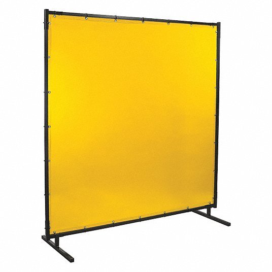 Steiner 534HD - 6X8 Welding Screen Vinyl, 6 ft Ht, 8 ft Wd, Yellow, 1 in Frame, Yellow - KVM Tools Inc.KV5KNL6