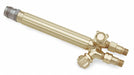 Harris 43-2 Torch Handle, Oxy-Fuel, 9-1/2 in Lg, Heavy Duty, Brass