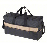 CLC 1113 Tool Bag 18 in W x 7 in D x 9 in H, Black, Polyester, 17 Pockets, 0 Inside Pockets, Polyester - KVM Tools Inc.KV5LD75