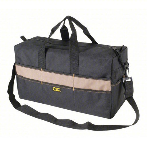 CLC 1113 Tool Bag 18 in W x 7 in D x 9 in H, Black, Polyester, 17 Pockets, 0 Inside Pockets, Polyester - KVM Tools Inc.KV5LD75