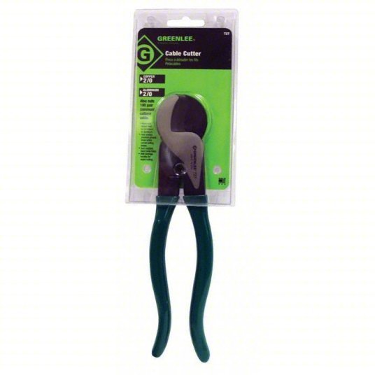 Greenlee 727 High Leverage Cable Cutter Steel Handle, Shear, For 2 AWG Max Dia Aluminum Electric Cable - KVM Tools Inc.KV5LE28