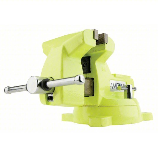 Wilton 1560 Combination Vise Std Duty, Enclosed, High Vis, 6 in Jaw Face Wd, 5 3/4 in Max Jaw Opening - KVM Tools Inc.KV5LJ85