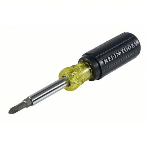 Klein 32476 Multi - Bit Screwdriver Phillips/Slotted Tip, #1/1/4 in/#2/3/16 in Tip Size, 4 Tips - KVM Tools Inc.KV5LL45