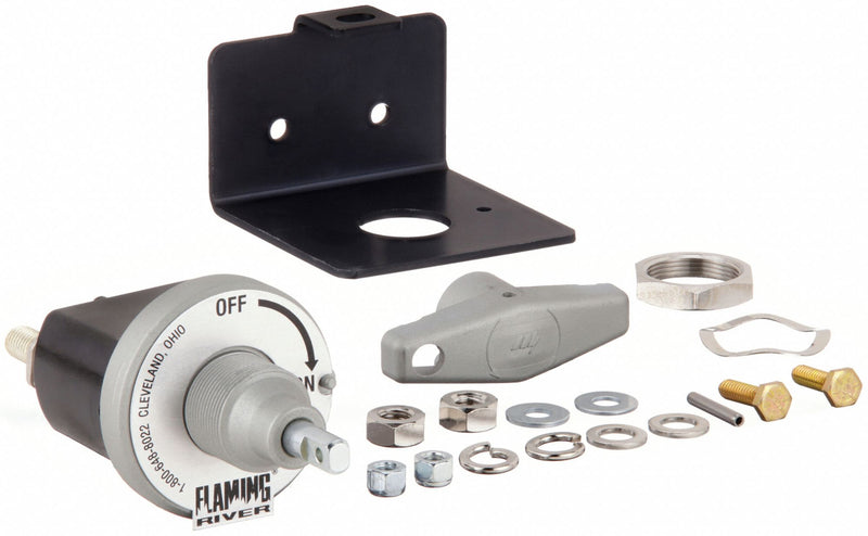 Flaming River FR1044 Battery Disconnect Switch, Big Switch With Lock-Out, Negative, 24V, 250 A Max Current
