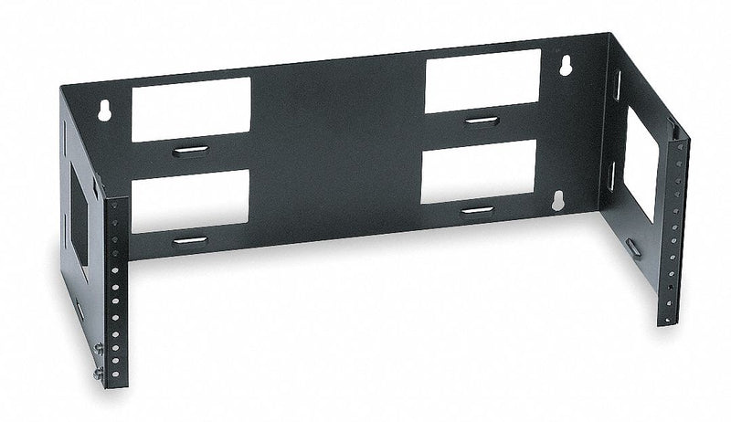 Hubbell Premise Wiring WBB44 Wall Mount Bracket, 4 U, 4 in Overall Dp, 19 in Overall Wd, 7 in Overall Ht