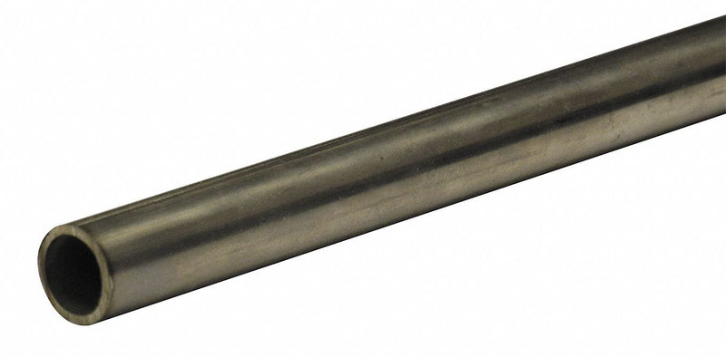 Approved Vendor ZUSA-HTM-101 Tubing, Seamless, 316 Stainless Steel, 3/8 in Outside Dia, 0.305 in Inside Dia, 6 ft Overall Lg