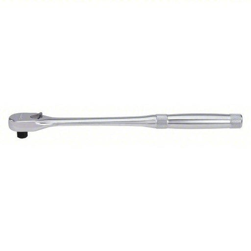 Proto J5250XL Hand Ratchet Pear, Reversing, 11 in Overall Lg, Chrome, 8° Min Arc Swing, 3/8 in Drive Size - KVM Tools Inc.KV426G42