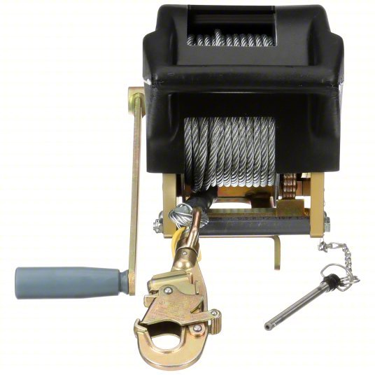 3M DBI - SALA 8102003 Confined Space Winch 350 lb Winch Wt Cap, 60 ft Cable Lg, Stainless Steel, Manual - KVM Tools Inc.KV5MNY9