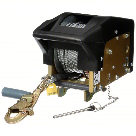 3M DBI - SALA 8102011 Confined Space Winch 350 lb Winch Wt Cap, 90 ft Cable Lg, Stainless Steel, Manual - KVM Tools Inc.KV5MNZ0