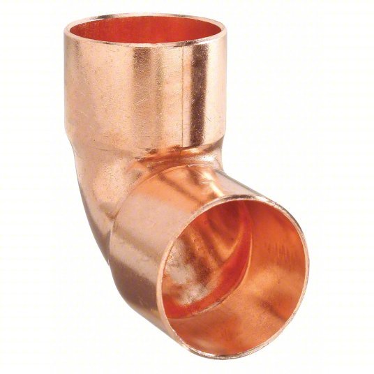 Nibco 607.5 Close Rough Elbow Wrot Copper, Cup x Cup, 1/2 in x 1/2 in Copper Tube Size - KVM Tools Inc.KV5P051