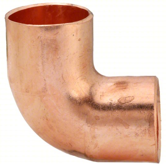 Nibco U607 - 1/4 Close Rough Elbow Wrot Copper, Cup x Cup, 1/4 in x 1/4 in Copper Tube Size - KVM Tools Inc.KV5P049