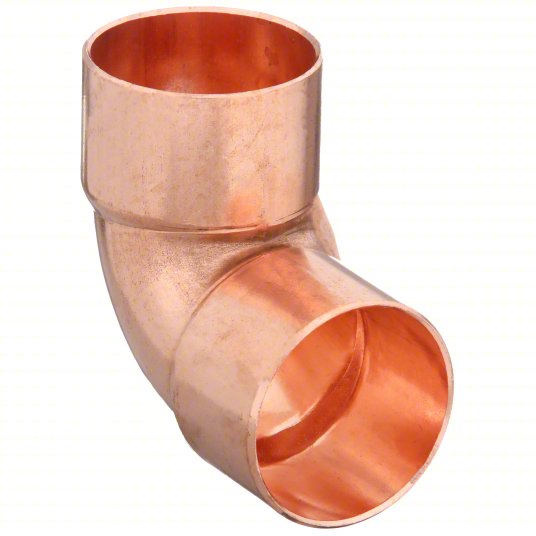 Nibco 607 1 Close Rough Elbow Wrot Copper, Cup x Cup, 1 in x 1 in Copper Tube Size