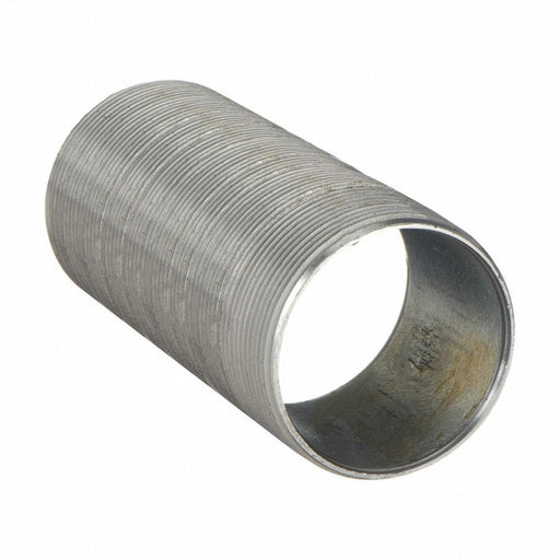 Approved Vendor 6P770 Pipe Nipple, 3/8 in Nominal Pipe Size, 1 in Lg, Schedule 40, Galvanized Steel, Fully Threaded