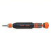 Megapro 181ML-B Multi-Bit Screwdriver #0/#1/#2/#3/#4/#6/T10/T15/T20/T25 Tip Size, 12 Tips, Locking - KVM Tools Inc.KV5PA35