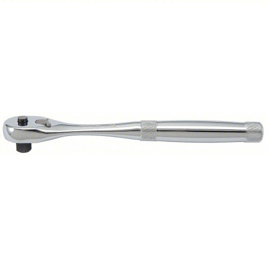 Proto J5449XLQR Hand Ratchet Pear, Reversing, 10 1/2 in Overall Lg, Chrome, 8° Min Arc Swing - KVM Tools Inc.KV426G45