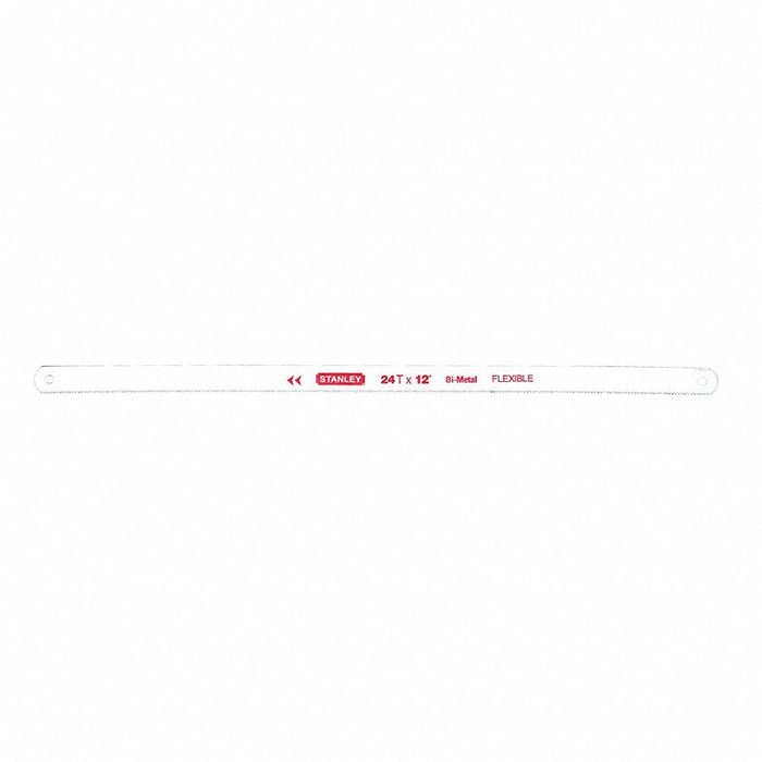 Stanley 15-631 Hacksaw Blade, 12 In, 24 TPI, Bi-metal