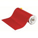 Brady 13610 Continuous Label Roll 10 in x 50 ft, Vinyl, Red, Outdoor - KVM Tools Inc.KV5RW56