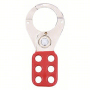 Master Lock 421 Lockout Hasp Std Hasp, 1.5 in Opening Size, Red, 6 Padlocks - KVM Tools Inc.KV40CL94