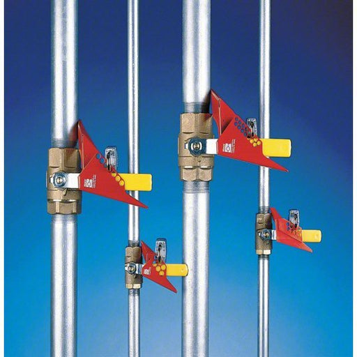 Brady 65666 Ball Valve Lockout For Quarter Turn Handle Handle Type, 1 in For Max Pipe Size - KVM Tools Inc.KV5T820