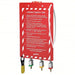 Brady LOCB Lockout Clipboard 30 in Overall Ht, 24 in Overall Wd, English - KVM Tools Inc.KV5TB26
