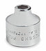Proto J5214HS Socket, SAE, 3/8 in Drive, 7/16 in, 6-Point, Short, Chrome
