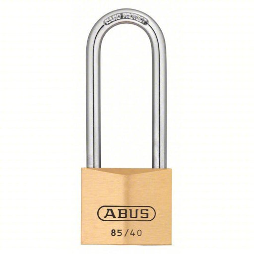 ABUS 85HB/40 MK KD Padlock 2 29/64 in Vertical Shackle Clearance, 55/64 in Horizontal Shackle Clearance, Steel - KVM Tools Inc.KV5UKJ5