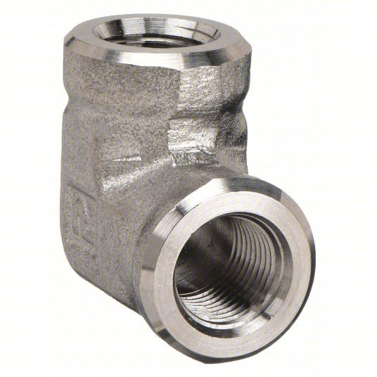 Parker 2 - 2 FE - SS 90° Elbow 316 Stainless Steel, 1/8 in x 1/8 in Fitting Pipe Size, Female NPT x Female NPT - KVM Tools Inc.KV5UNH2
