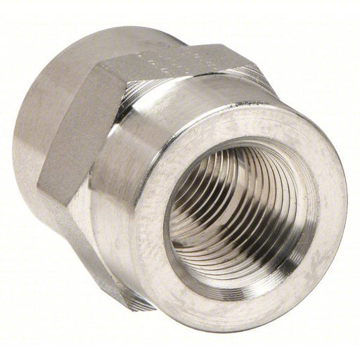 Parker 2 - 2 FHC - SS Hex Coupling 316 Stainless Steel, 1/8 in x 1/8 in Fitting Pipe Size, Female NPT x Female NPT - KVM Tools Inc.KV5UNH3