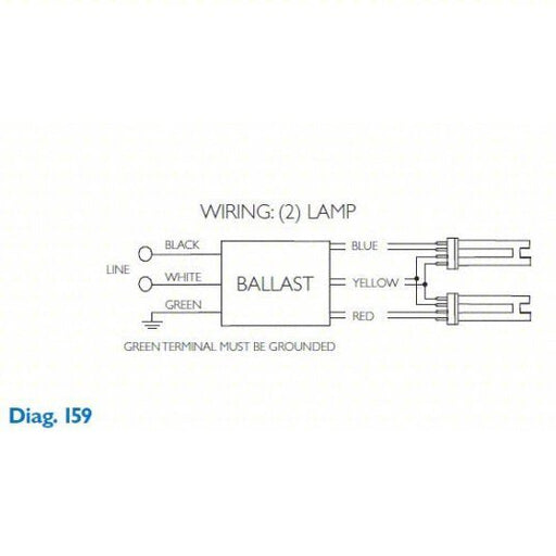 Advance ICF - 2S42 - M2 - LD - K CFL Ballast 120 to 277V AC, 1/2 Lamps Supported, 26 W_28 W_32 W_38 W_42 W Bulb Watt - KVM Tools Inc.KV5YG67