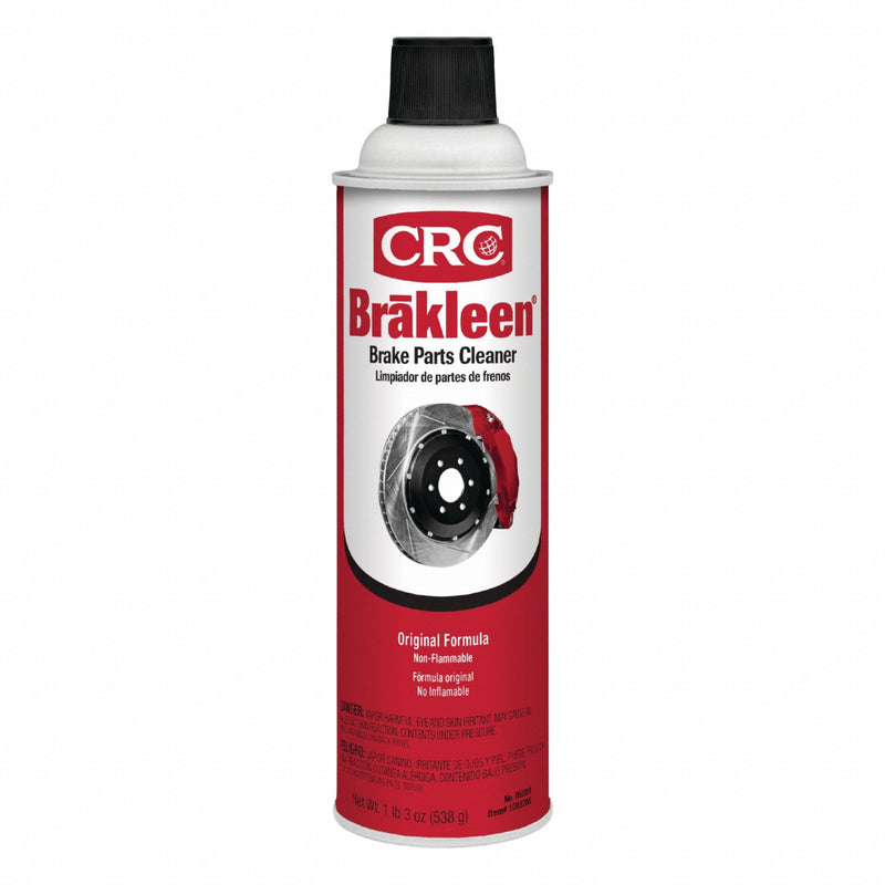 CRC 05089 Brake Parts Cleaner, Solvent, Aerosol, Chlorinated, No VOC, RoHS Compliant, Brakleen, Brakleen