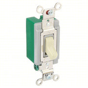 Hubbell HBL3031I Wall Switch Toggle Switch, Single Pole, Ivory, 30 A, Screw Terminals - KVM Tools Inc.KV5Z809
