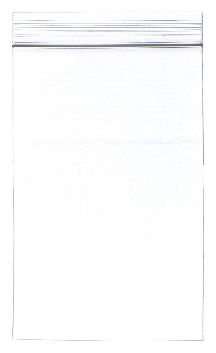 Approved Vendor 5ZW33 Reclosable Bag, 2 mil Thick, 4 in Wd, 6 in Lg, Hang Hole Not Included, 100 PK