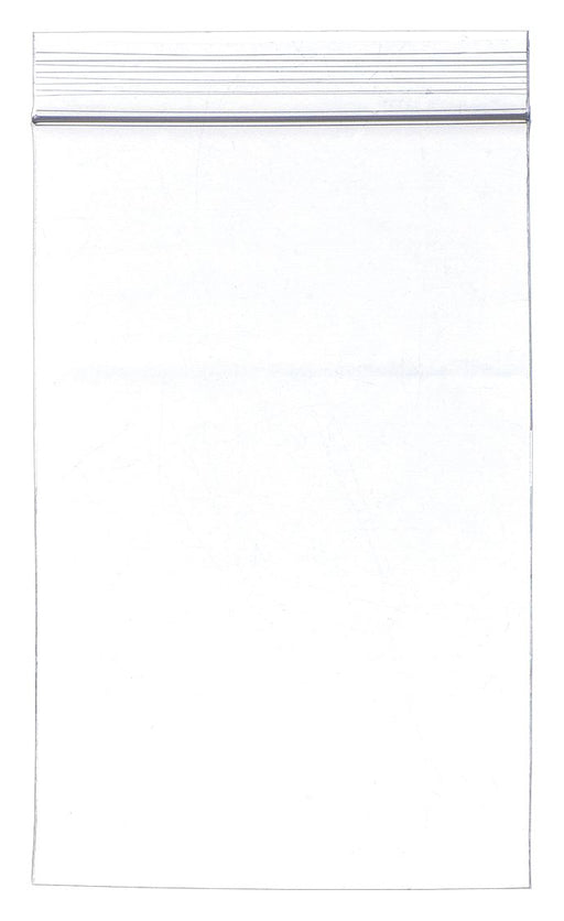 Approved Vendor 5ZW33 Reclosable Bag, 2 mil Thick, 4 in Wd, 6 in Lg, Hang Hole Not Included, 100 PK