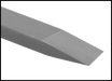 McMaster 5987A3 Pry Bar Gooseneck Wedge x Straight Point End, 6" Overall Length - KVM Tools Inc.KV5987A3