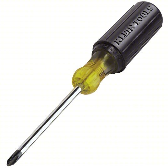 Klein 603 - 4 General Purpose Phillips Screwdriver #2 Tip Size, 8 1/4 in Overall Lg, 4 in Shank Lg - KVM Tools Inc.KV4A848