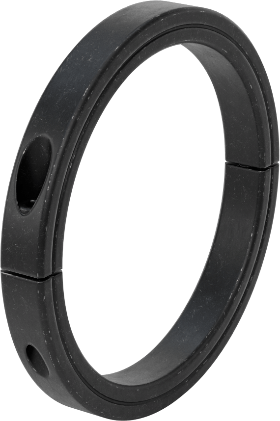 McMaster 60665K66 Clamping Two-Piece Shaft Collar, for 6" Shaft Diameter, Black-Oxide 1215 Carbon Steel