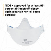 3M 9205+ Disposable Respirator, Universal, N95, PK 240 - KVM Tools Inc.KV60FE78