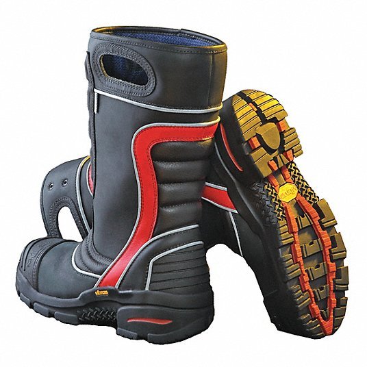 Fire - Dex FDXL200 - 5 Firefighter Boot, Leather, 5, PR - KVM Tools Inc.KV60HT64