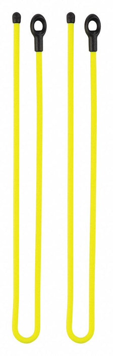 Nite Ize GLS18-33-2R3 Loopable Gear Tie, Neon Yellow, 18 in Lg, 2 PK