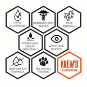 Krew'd by Ergodyne 6351 Sunscreen 50 SPF, Lotion, 8 oz - KVM Tools Inc.KV60HZ22