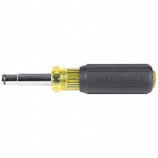 Klein 32500MAG Multi - Bit Screwdriver Phillips/Slotted/Square/Torx Tip, 8 Tips, 7 3/4 in Overall Lg - KVM Tools Inc.KV60KN83