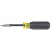 Klein 32500MAG Multi - Bit Screwdriver Phillips/Slotted/Square/Torx Tip, 8 Tips, 7 3/4 in Overall Lg - KVM Tools Inc.KV60KN83