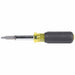 Klein 32500MAG Multi - Bit Screwdriver Phillips/Slotted/Square/Torx Tip, 8 Tips, 7 3/4 in Overall Lg - KVM Tools Inc.KV60KN83